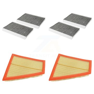 2x Air + 2x Cabin Filter (4 Total) Kit For 2012-2016 BMW 528i xDrive KFL-100676