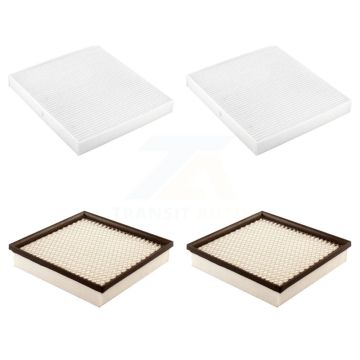 2x Air + 2x Cabin Filter (4 Total) Kit For Dodge Journey Chrysler 200 Avenger 3.6L KFL-100718