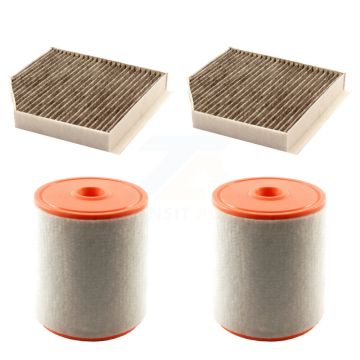 2x Air + 2x Cabin Filter (4 Total) Kit For Audi A6 Quattro A7 S6 S7 RS7 A8 KFL-100735