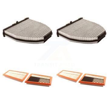2x Air + 2x Cabin Filter (4 Total) Kit For 2011-2013 Mercedes-Benz E350 3.0L KFL-100738
