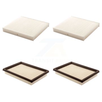 2x Air + 2x Cabin Filter (4 Total) Kit For 2008 INFINITI FX35 3.5L From 03 08;2 Required KFL-100750