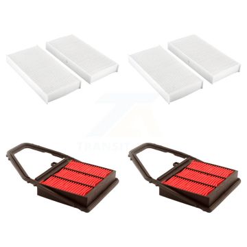 2x Air + 2x Cabin Filter (4 Total) Kit For Honda Civic Acura EL KFL-100755
