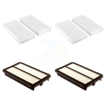 2x Air + 2x Cabin Filter (4 Total) Kit For 2007-2011 Honda Element KFL-100756