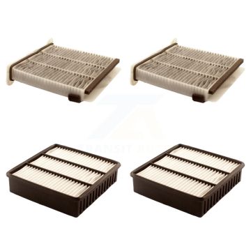 2x Air + 2x Cabin Filter (4 Total) Kit For Mitsubishi Lancer Outlander KFL-100762