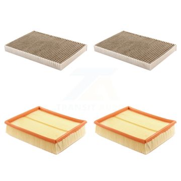 2x Air + 2x Cabin Filter (4 Total) Kit For Audi A6 Quattro Allroad A4 S6 KFL-100766