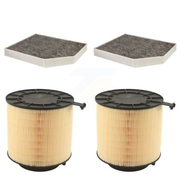 2x Air + 2x Cabin Filter (4 Total) Kit For Audi Q5 A4 Quattro S4 A5 S5 SQ5 KFL-100767