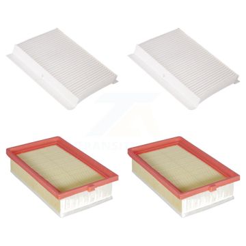 2x Air + 2x Cabin Filter (4 Total) Kit For 2014-2020 Fiat 500L KFL-100781