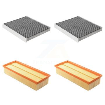 2x Air + 2x Cabin Filter (4 Total) Kit For Volkswagen Golf SportWagen Audi Q3 KFL-100785