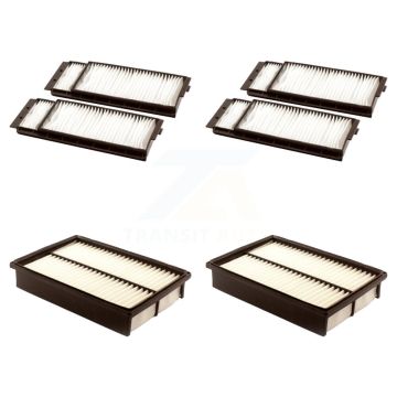 2x Air + 2x Cabin Filter (4 Total) Kit For Mazda 3 5 Sport KFL-100799