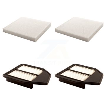 2x Air + 2x Cabin Filter (4 Total) Kit For Honda Accord Crosstour 2.4L KFL-100828