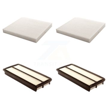2x Air + 2x Cabin Filter (4 Total) Kit For Honda Accord Acura TL RL KFL-100837
