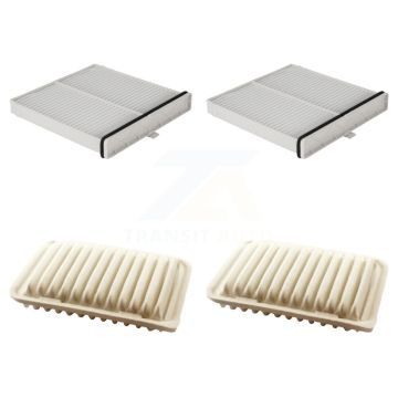 2x Air + 2x Cabin Filter (4 Total) Kit For 2019 Toyota Yaris OE Part Number 17801-0T030 KFL-100860