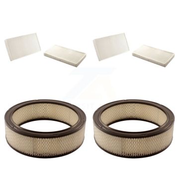 2x Air + 2x Cabin Filter (4 Total) Kit For Chevrolet Silverado 3500 2500 5.7L KFL-100910