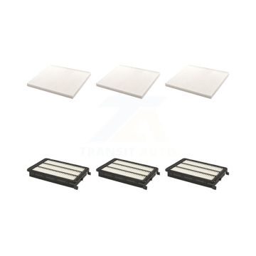 3x Air + 3x Cabin Filter (6 Total) Kit For 2017 Kia Sportage 2.0L with Turbocharged KFL-100973