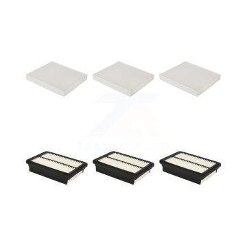 3x Air + 3x Cabin Filter (6 Total) Kit For Hyundai Kona Kia Soul Veloster KFL-100974