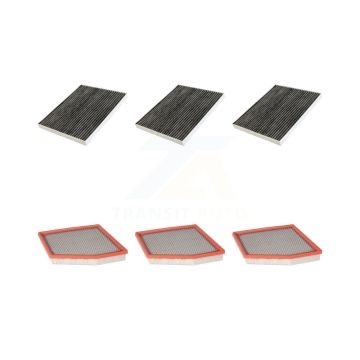 3x Air + 3x Cabin Filter (6 Total) Kit For Chrysler Pacifica Grand Caravan Voyager KFL-100977