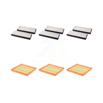 3x Air + 3x Cabin Filter (6 Total) Kit For BMW X5 X3 535i GT KFL-100980