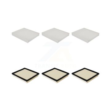 3x Air + 3x Cabin Filter (6 Total) Kit For Subaru Crosstrek Outback Impreza Ascent Legacy KFL-100993