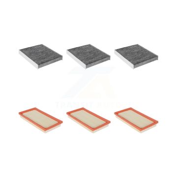 3x Air + 3x Cabin Filter (6 Total) Kit For Toyota RAV4 Corolla Camry Highlander Cross KFL-100998