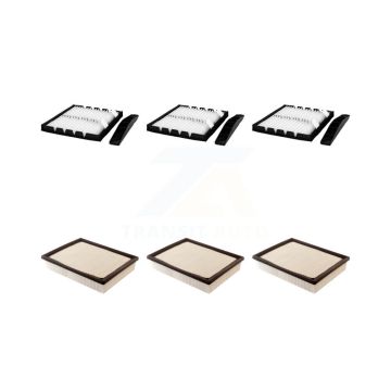3x Air + 3x Cabin Filter (6 Total) Kit For Chevrolet GMC Sierra 1500 Silverado 2500 HD XL KFL-101003
