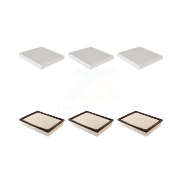 3x Air + 3x Cabin Filter (6 Total) Kit For GMC Chevrolet Sierra 1500 Silverado 2500 HD XL KFL-101005