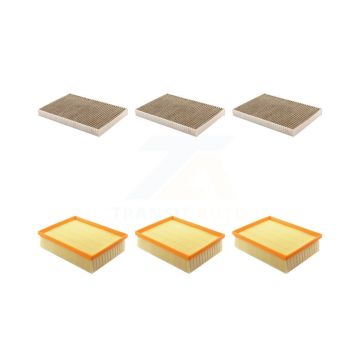 3x Air + 3x Cabin Filter (6 Total) Kit For Audi A4 Quattro KFL-101016