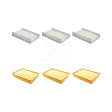 3x Air + 3x Cabin Filter (6 Total) Kit For Mercedes-Benz Sprinter 2500 3500 Dodge 3500XD KFL-101018