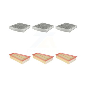 3x Air + 3x Cabin Filter (6 Total) Kit For Mercedes-Benz GLA250 CLA250 B250 INFINITI QX30 KFL-101019