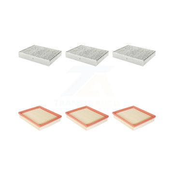 3x Air + 3x Cabin Filter (6 Total) Kit For BMW 328i xDrive 320i 428i 328d 228i Gran Coupe KFL-101020