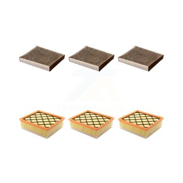 3x Air + 3x Cabin Filter (6 Total) Kit For Volvo S40 C30 V50 C70 KFL-101036