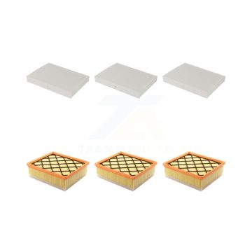 3x Air + 3x Cabin Filter (6 Total) Kit For Volvo S60 XC60 V60 Cross Country XC70 KFL-101039