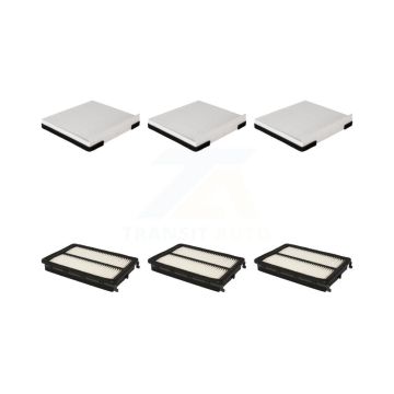 3x Air + 3x Cabin Filter (6 Total) Kit For Hyundai Santa Fe Kia Telluride KFL-101040
