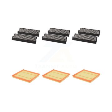 3x Air + 3x Cabin Filter (6 Total) Kit For BMW X5 X6 KFL-101041