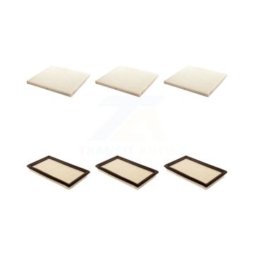 3x Air + 3x Cabin Filter (6 Total) Kit For Nissan Altima Murano Maxima Quest KFL-101048