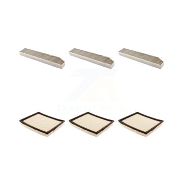 3x Air + 3x Cabin Filter (6 Total) Kit For Jeep Grand Cherokee KFL-101059