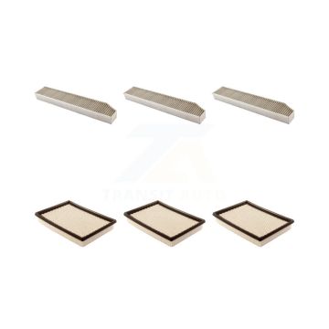 3x Air + 3x Cabin Filter (6 Total) Kit For Jeep Grand Cherokee KFL-101061