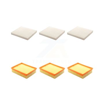 3x Air + 3x Cabin Filter (6 Total) Kit For Hyundai Sonata 2.4L KFL-101065