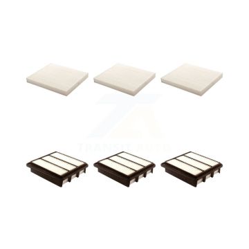 3x Air + 3x Cabin Filter (6 Total) Kit For Hyundai Sonata Azera KFL-101066