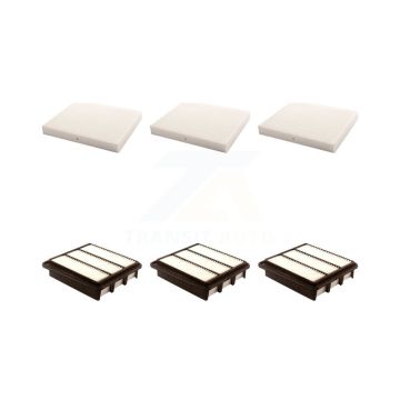3x Air + 3x Cabin Filter (6 Total) Kit For Hyundai Sonata Azera KFL-101072