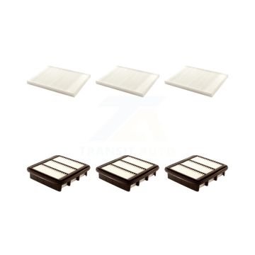 3x Air + 3x Cabin Filter (6 Total) Kit For Hyundai Elantra KFL-101084