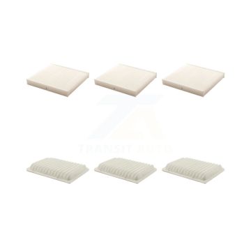 3x Air + 3x Cabin Filter (6 Total) Kit For Mitsubishi RVR Outlander Lancer Sport KFL-101087