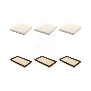 3x Air + 3x Cabin Filter (6 Total) Kit For Nissan INFINITI Altima X-Trail G35 Sentra FX35 KFL-101088