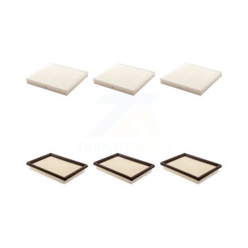 3x Air + 3x Cabin Filter (6 Total) Kit For 2008 INFINITI FX35 3.5L From 03 08;2 Required KFL-101090
