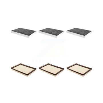 3x Air + 3x Cabin Filter (6 Total) Kit For Dodge Chrysler 300 Charger Challenger Magnum KFL-101094