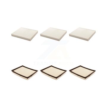 3x Air + 3x Cabin Filter (6 Total) Kit For Nissan Frontier NV2500 NV3500 KFL-101099