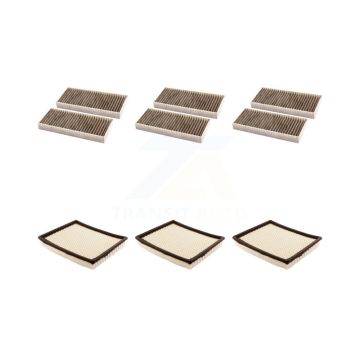 3x Air + 3x Cabin Filter (6 Total) Kit For Nissan TITAN Armada NV2500 INFINITI QX56 KFL-101100