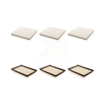 3x Air + 3x Cabin Filter (6 Total) Kit For 2018 INFINITI Q50 2.0L KFL-101101