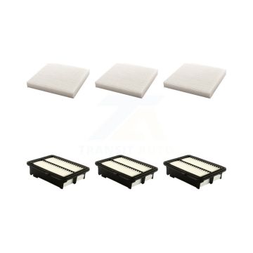 3x Air + 3x Cabin Filter (6 Total) Kit For 2015-2020 Honda Fit KFL-101107