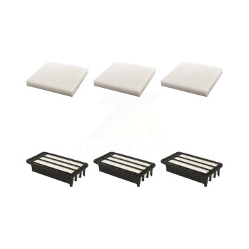 3x Air + 3x Cabin Filter (6 Total) Kit For Honda Civic CR-V KFL-101109