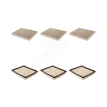 3x Air + 3x Cabin Filter (6 Total) Kit For Dodge Grand Caravan Chrysler Town & Country KFL-101114